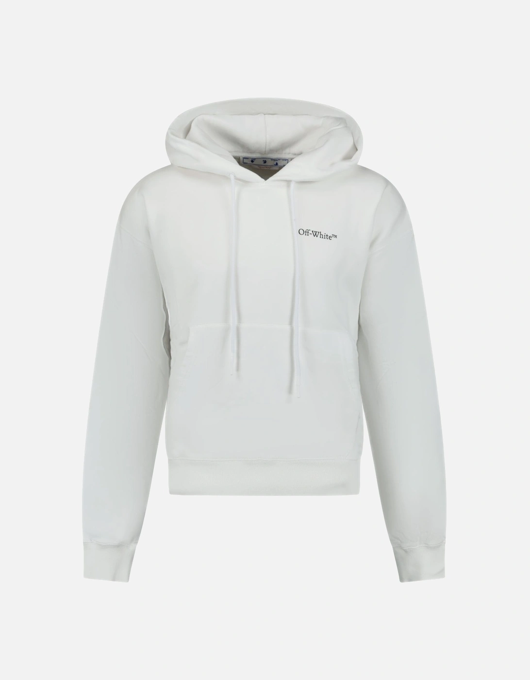 Caravaggio Logo Hooded Sweatshirt White, 5 of 4