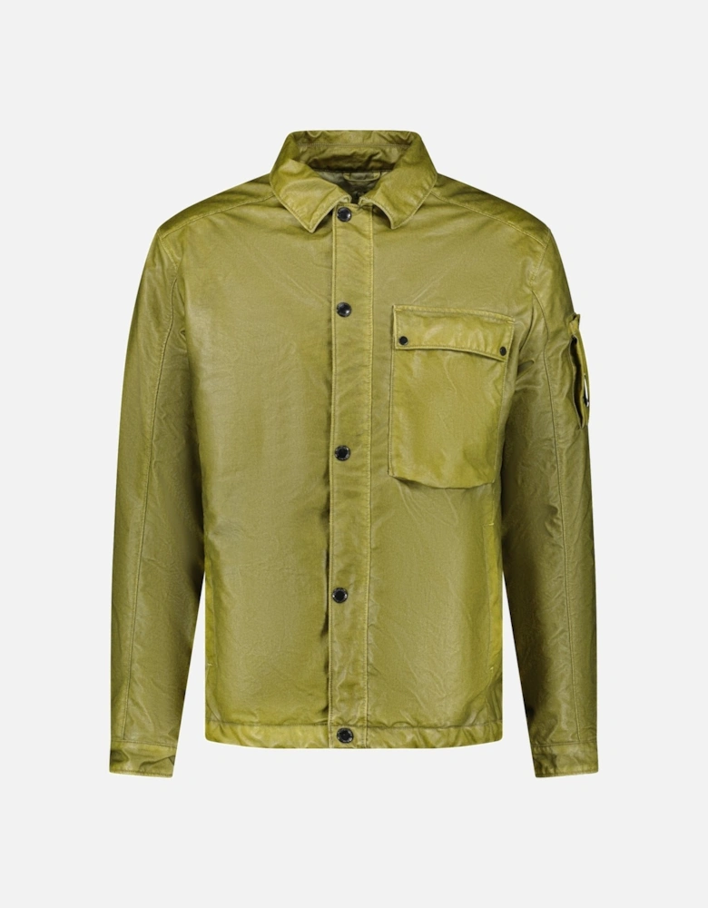 Padded Overshirt Lens Jacket Olive