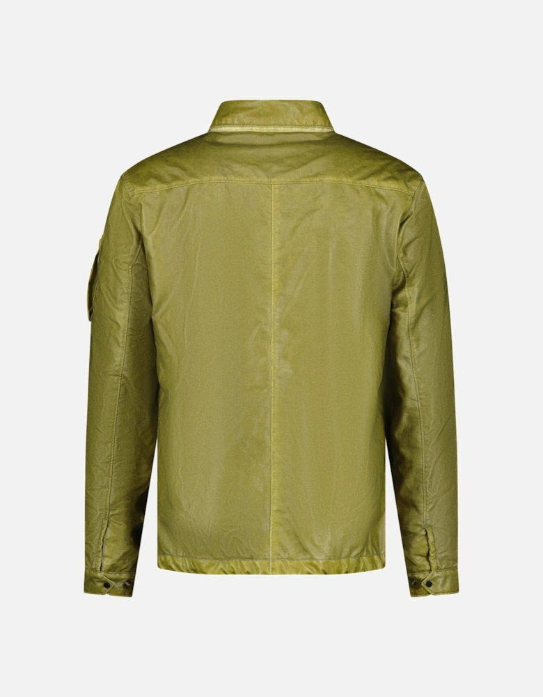 Padded Overshirt Lens Jacket Olive