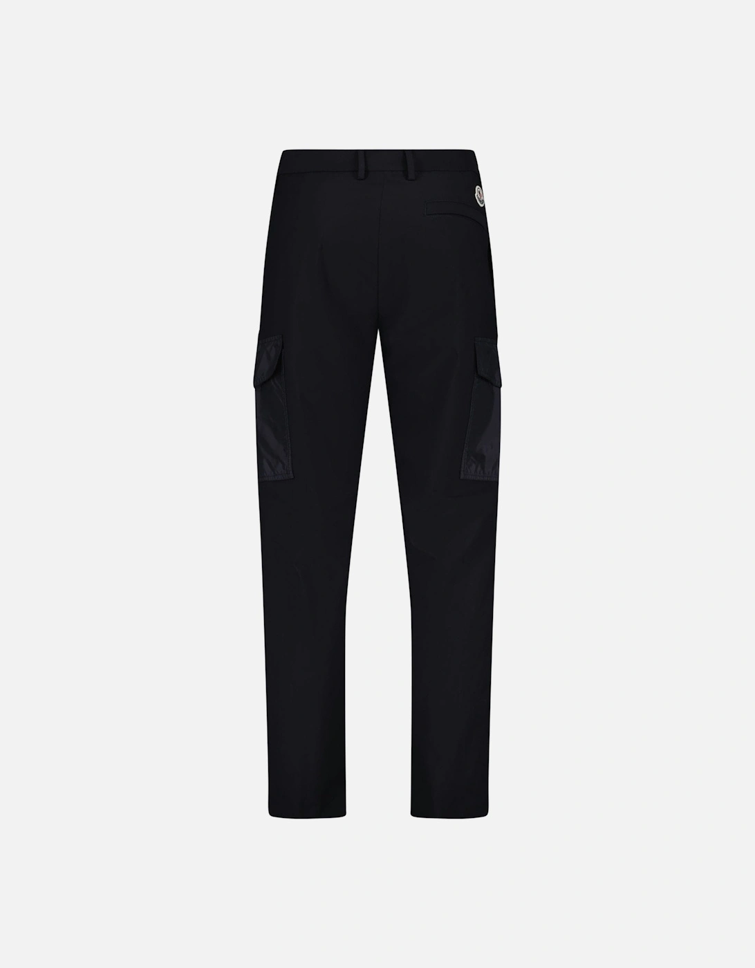 Belt Buckled Track Pants Black