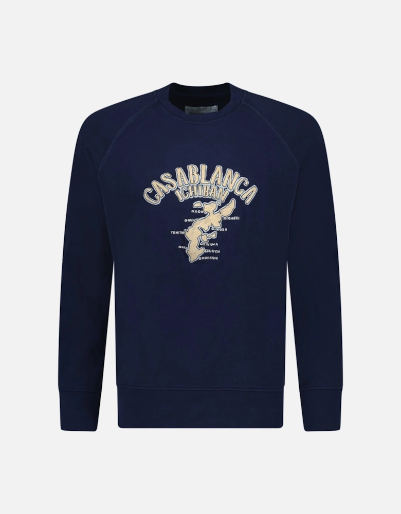 Navy Crew Neck Sweatshirt