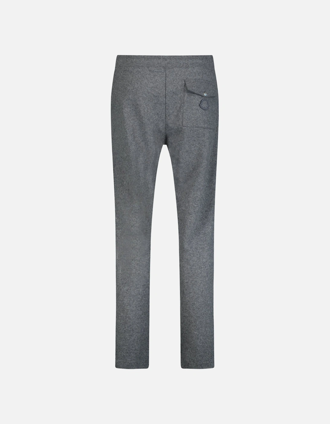 Wool Fleece Logo Sweatpants Grey, 4 of 3