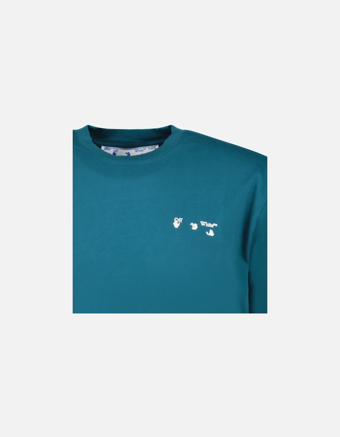 Logo Long Sleeve T-Shirt Ocean Blue