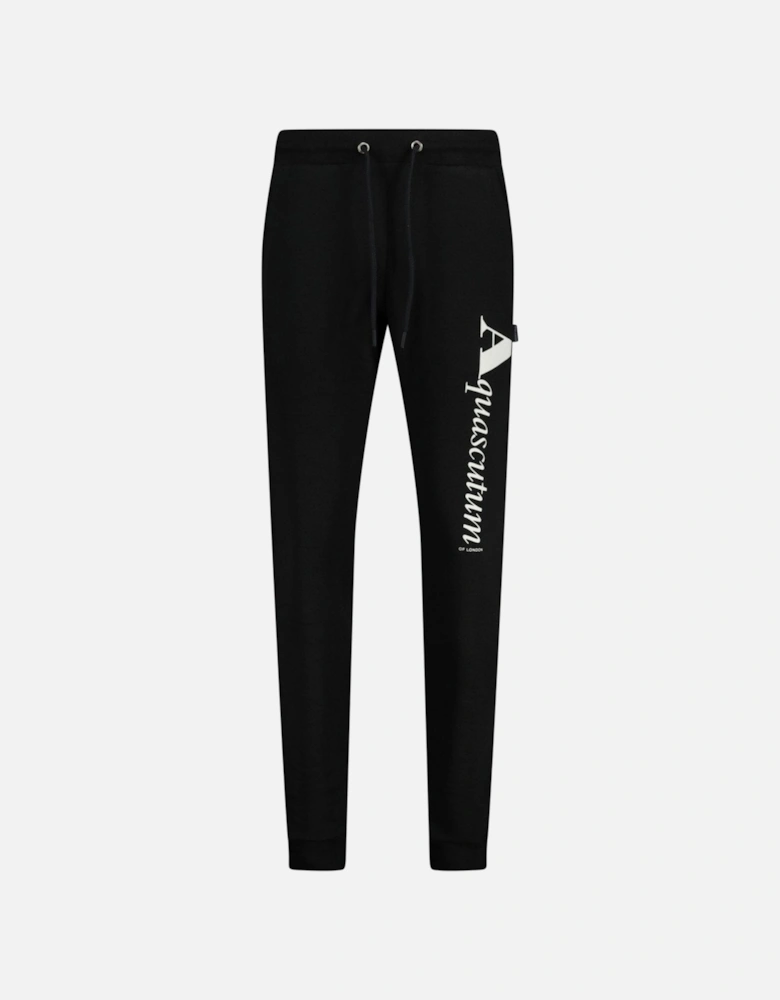 Classic Logo Tracksuit Bottoms Black