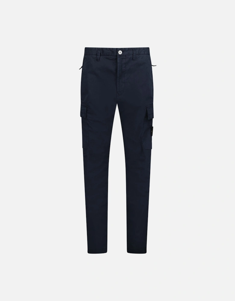 Tapered Cargo Trousers Navy