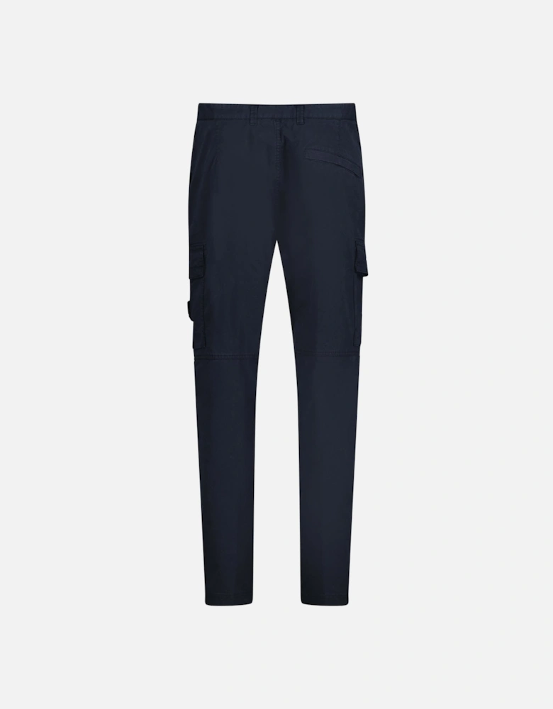 Tapered Cargo Trousers Navy