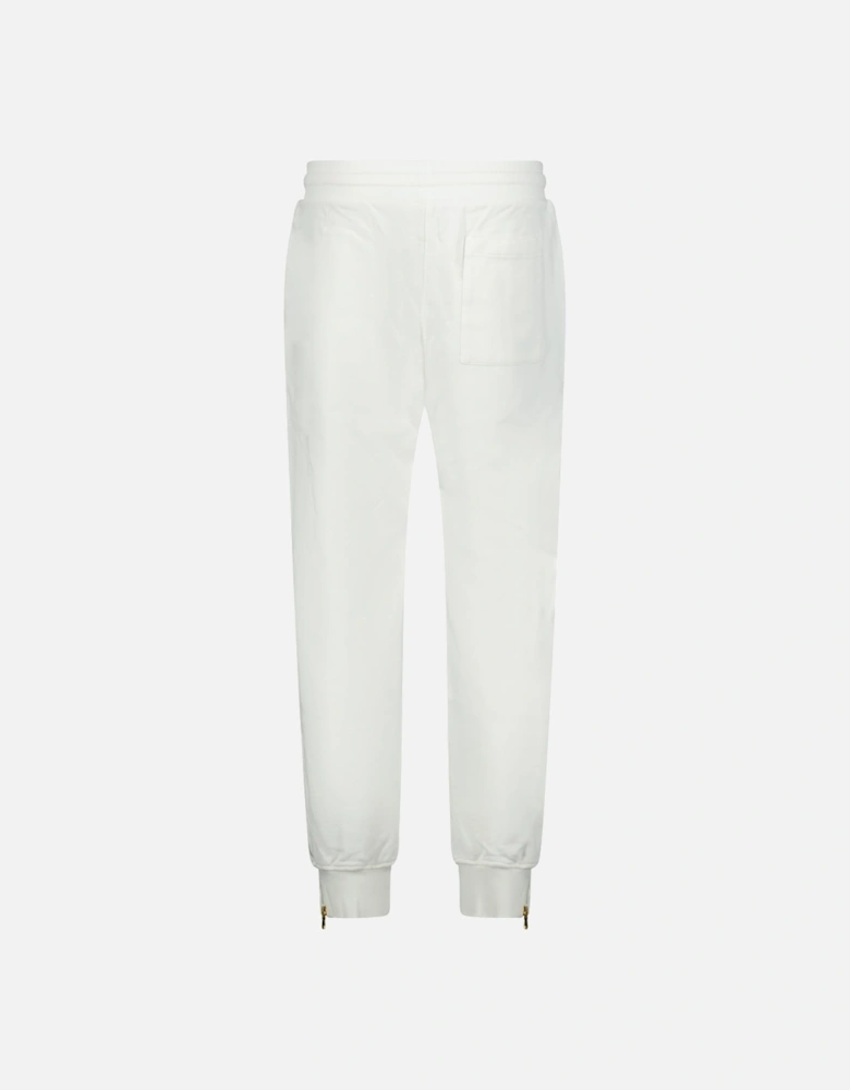 Loopback Diamond Logo Sweatpants White