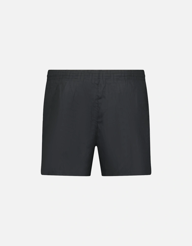 FF Print Nylon Swim Shorts Black