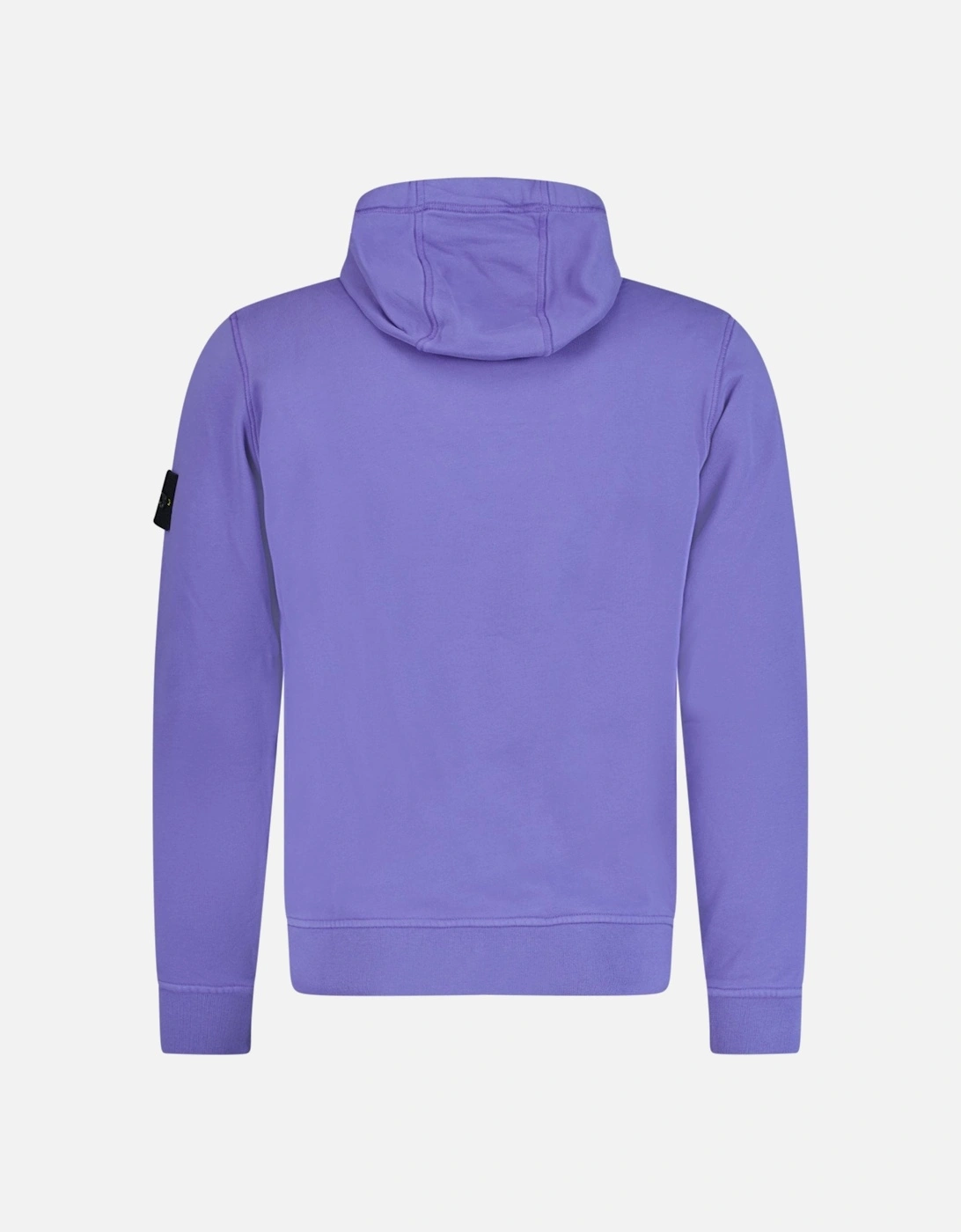Cotton Hooded Sweatshirt Purple
