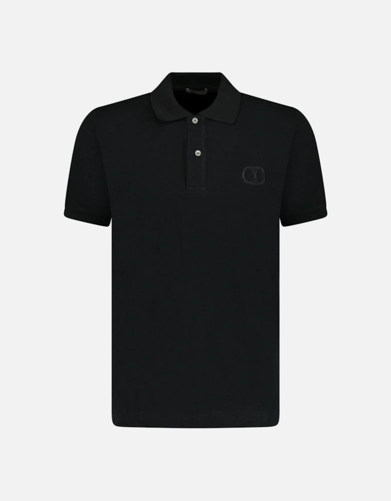 'Cd Icon' Polo T Shirt Black