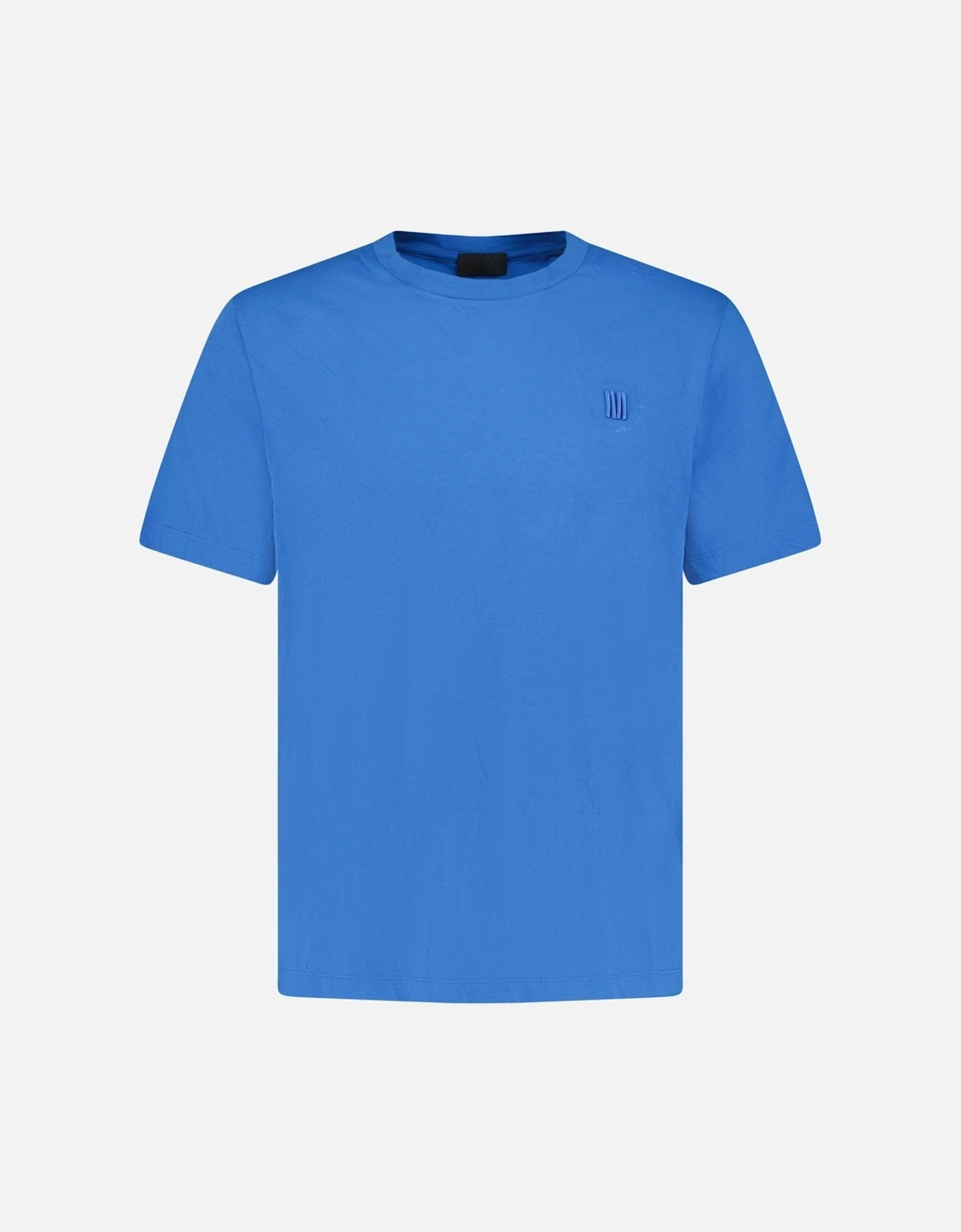 Embroidered Outdoor Wear T-Shirt Blue