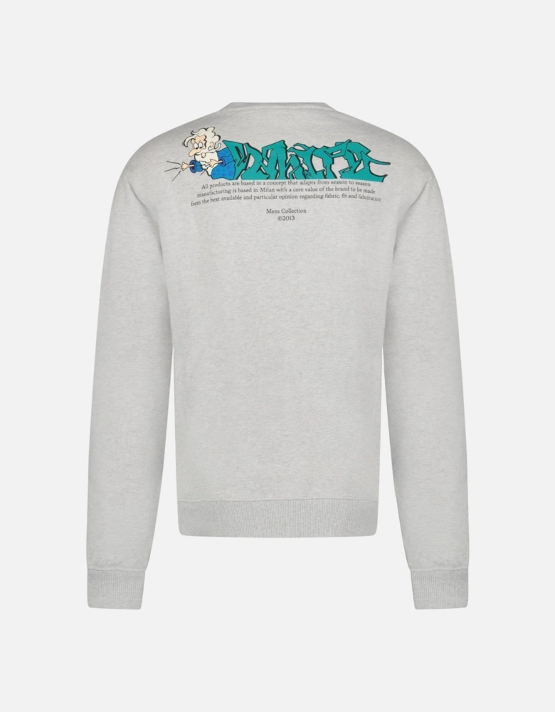 Logo Crew Neck Sweatshirt Light Grey