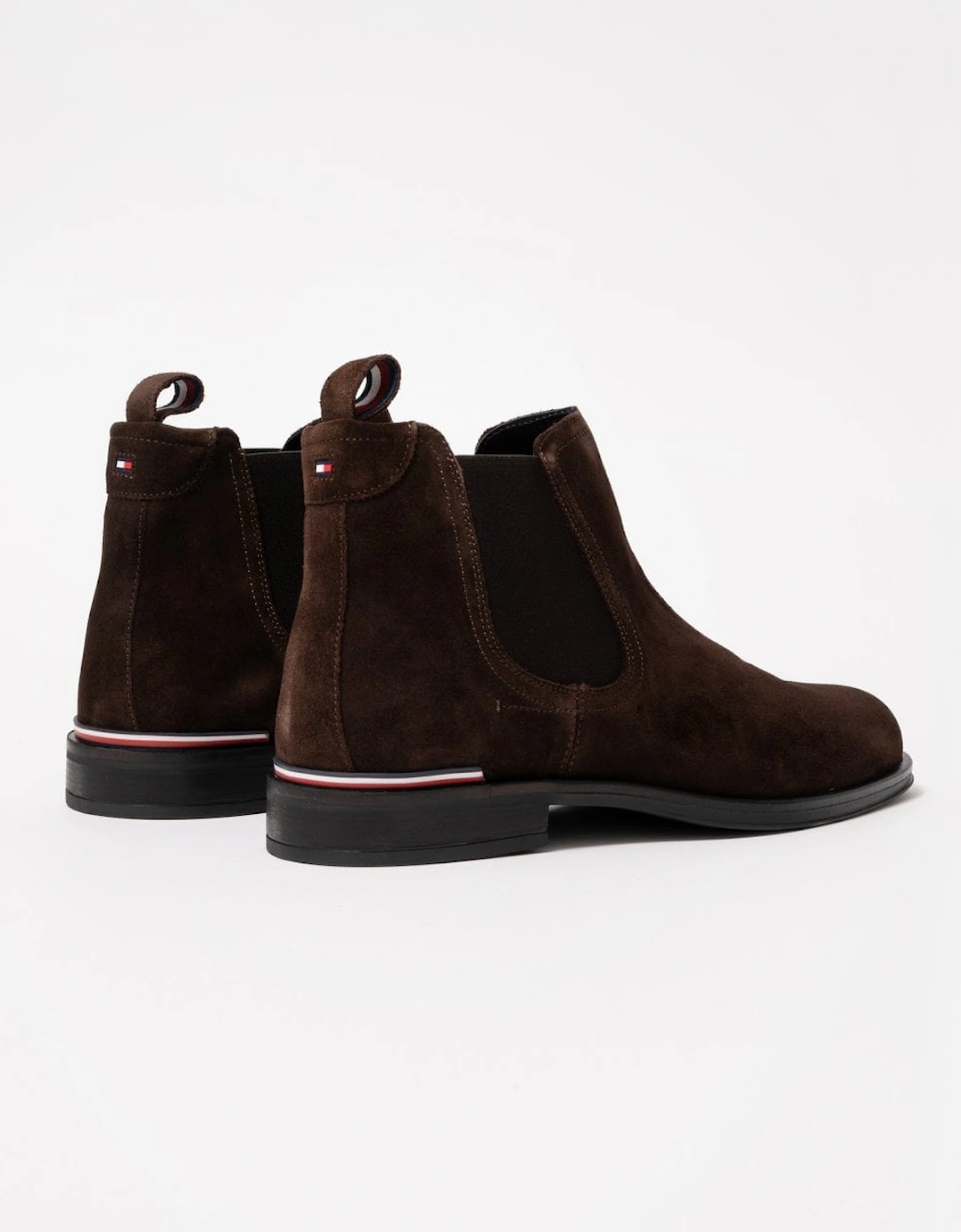 Core RWB Hilfiger Mens Suede Chelsea Boots