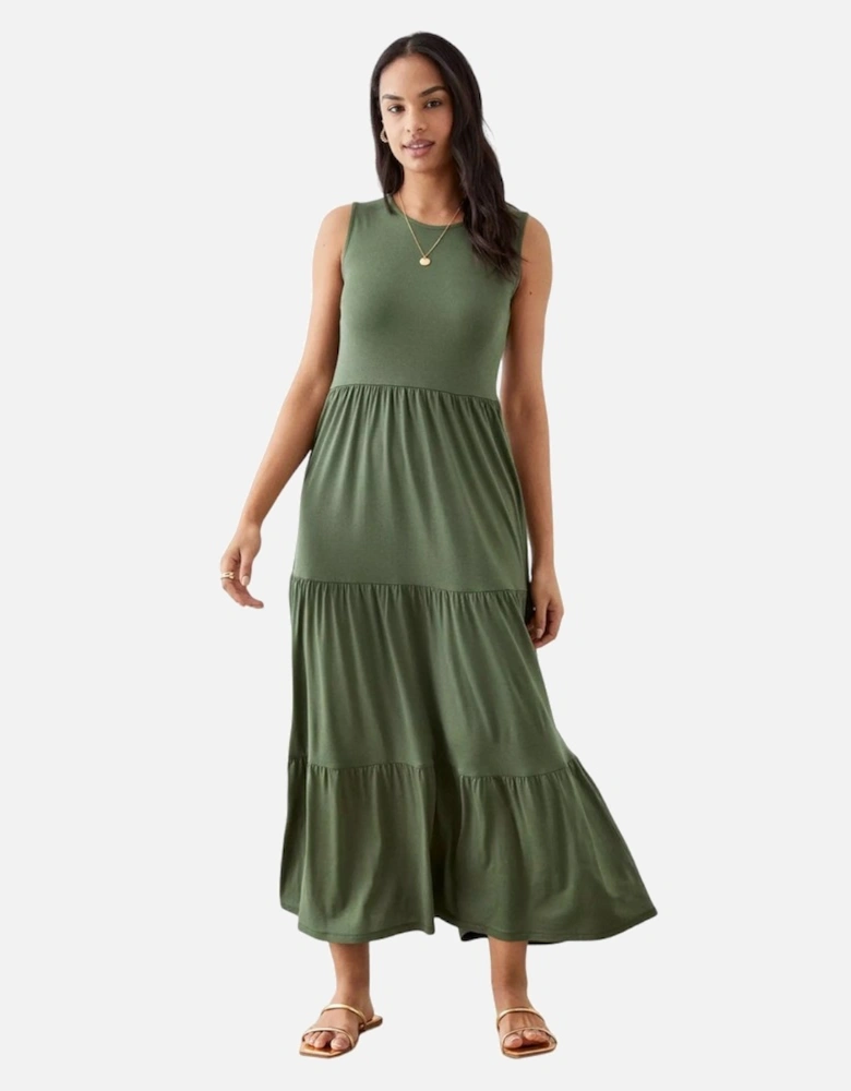 Womens/Ladies Tiered Maxi Dress