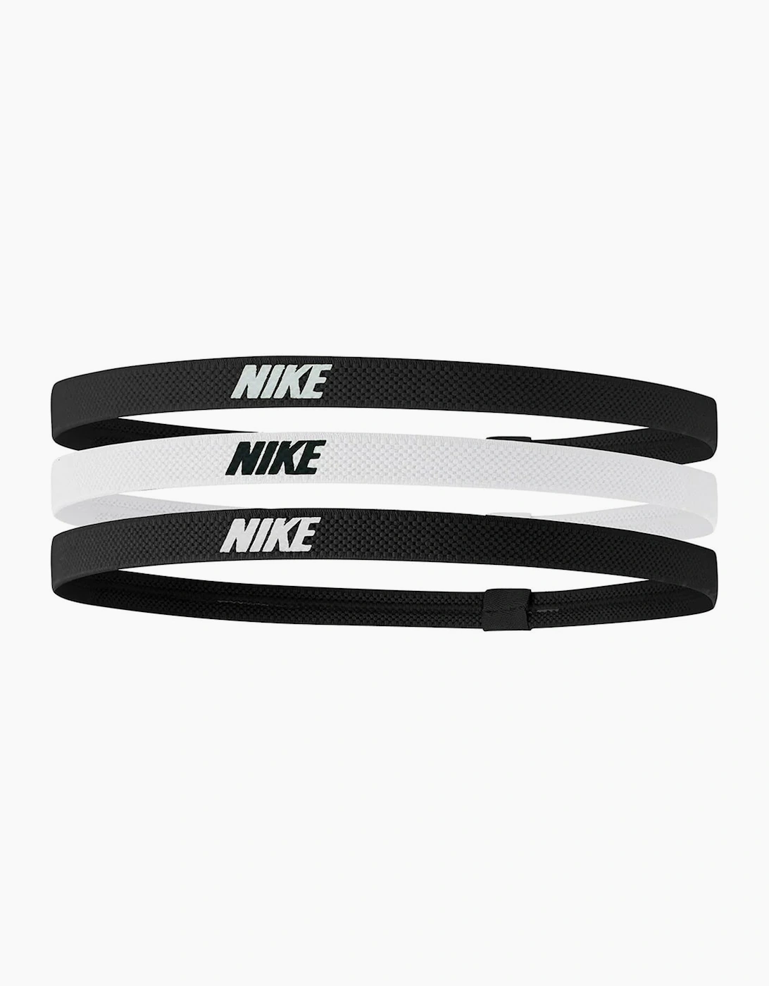 Nike Unisex Black/Multi 2.0 Elasticated Headband (Pack Of 3) - Size: One Size