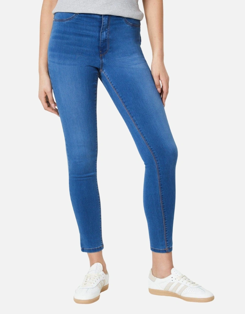 Womens/Ladies Tall Skinny Ankle Grazer Jeans