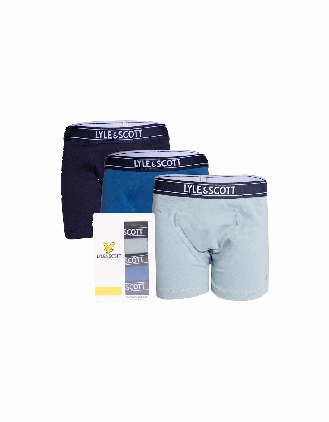 Boys Chadwick 3 Pack Trunks, 2 of 1