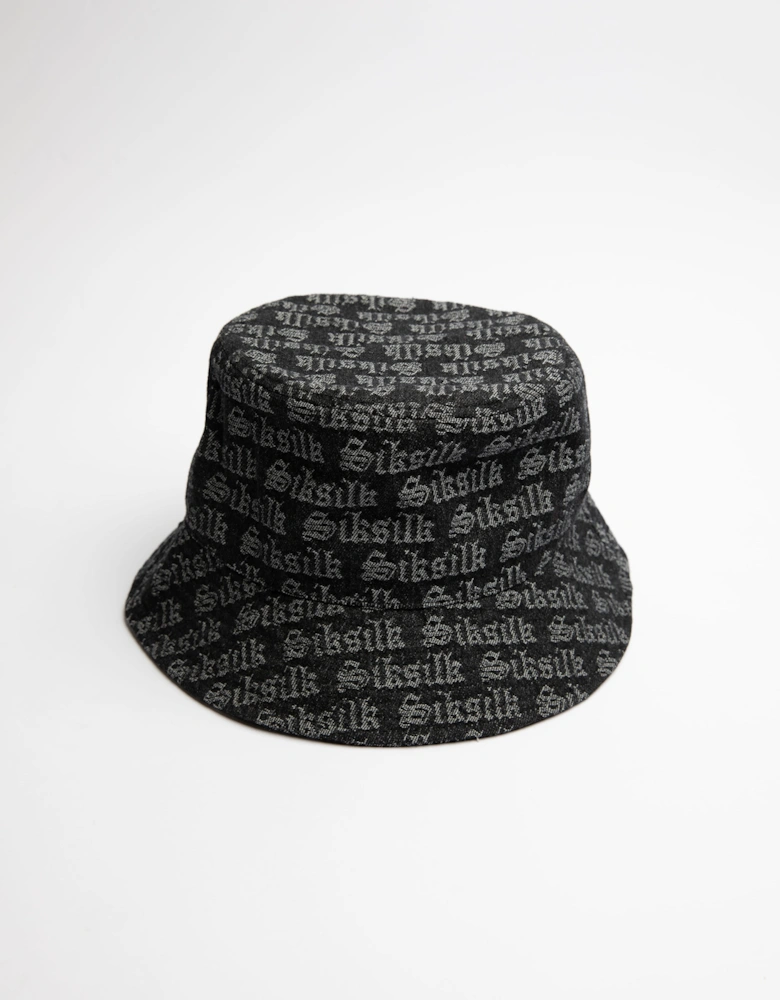 Jacquard Denim Bucket Hat