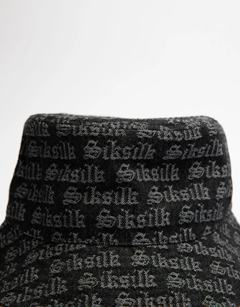 Jacquard Denim Bucket Hat