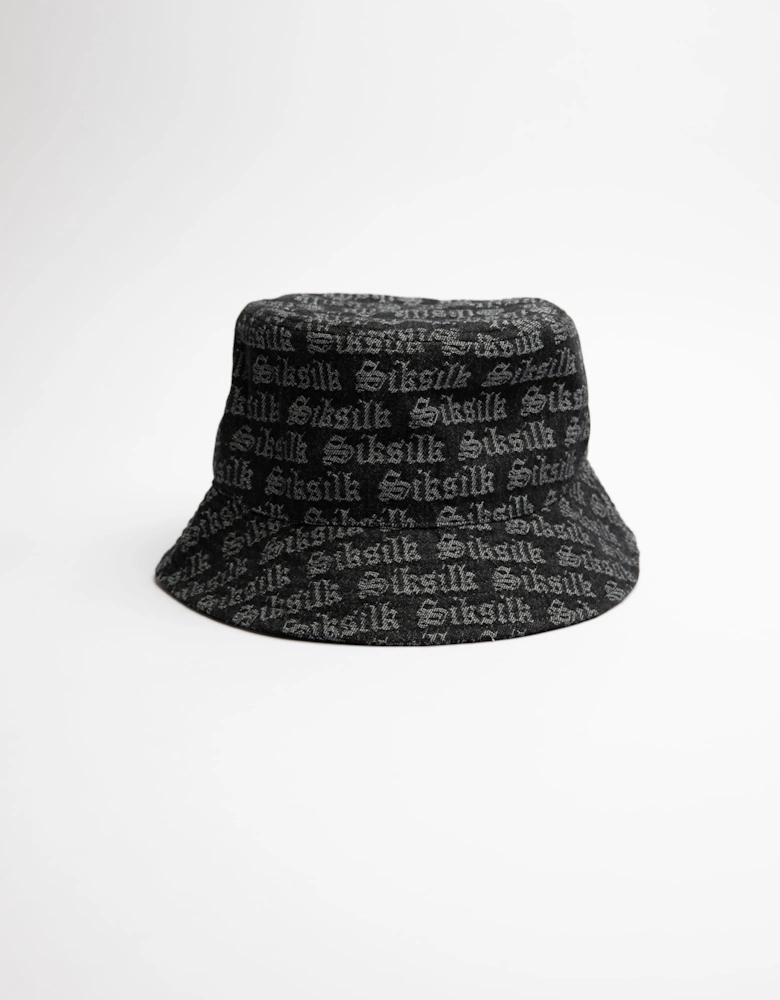 Jacquard Denim Bucket Hat