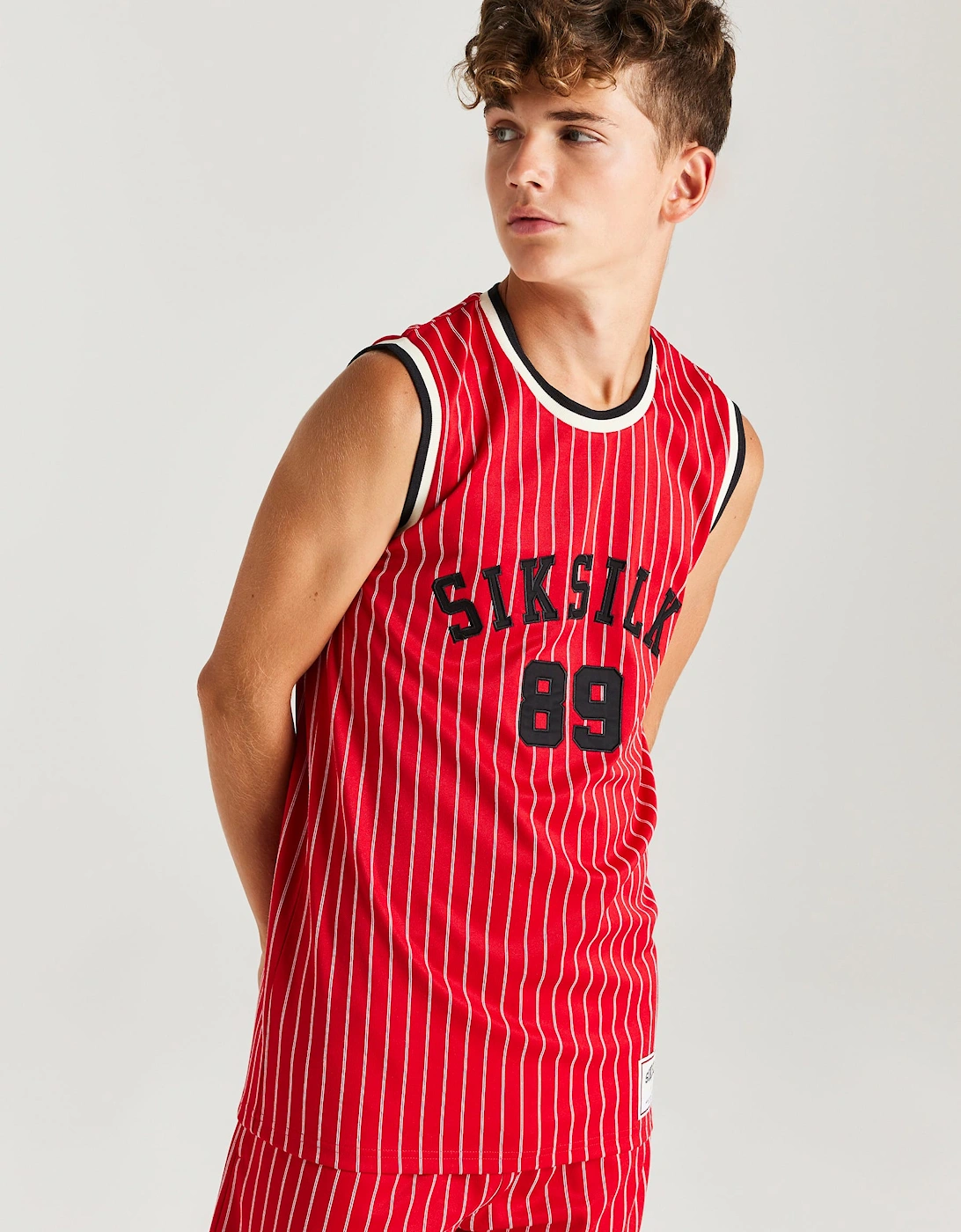 Juniors Retro Classic Basketball Vest, 6 of 5