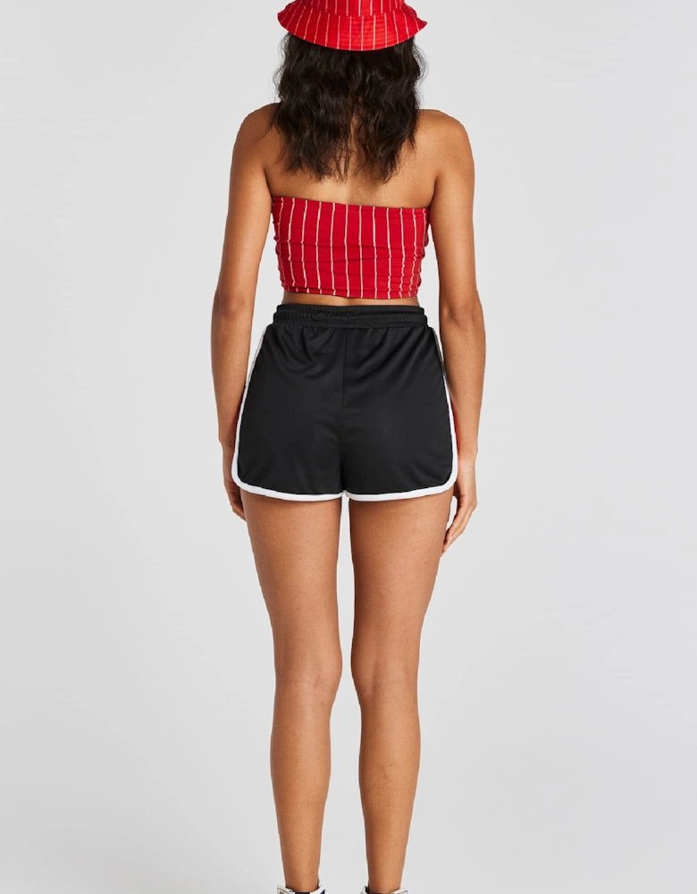 Pinstripe Bandeau Top