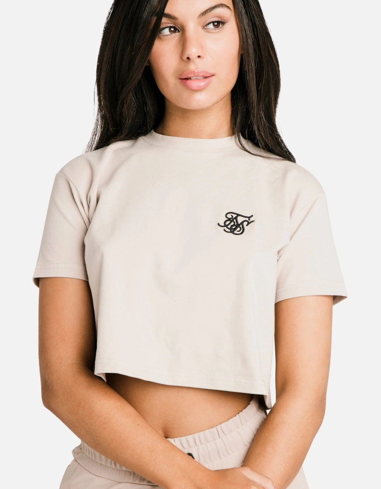 Essentials Retro Box-Fit Cropped T-Shirt