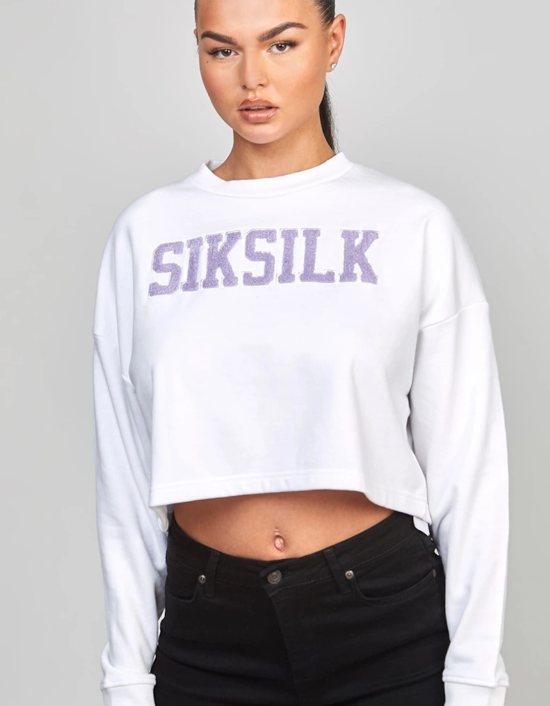 Cropped Varsity Sweatshirt