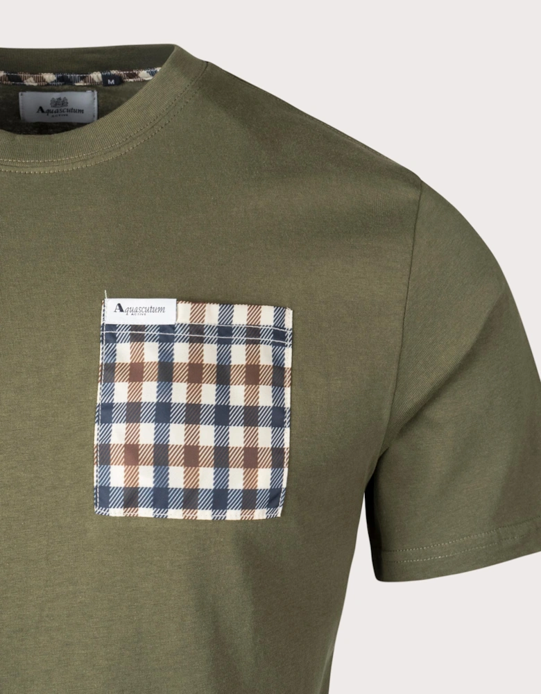 Active Club Check Pocket T-Shirt