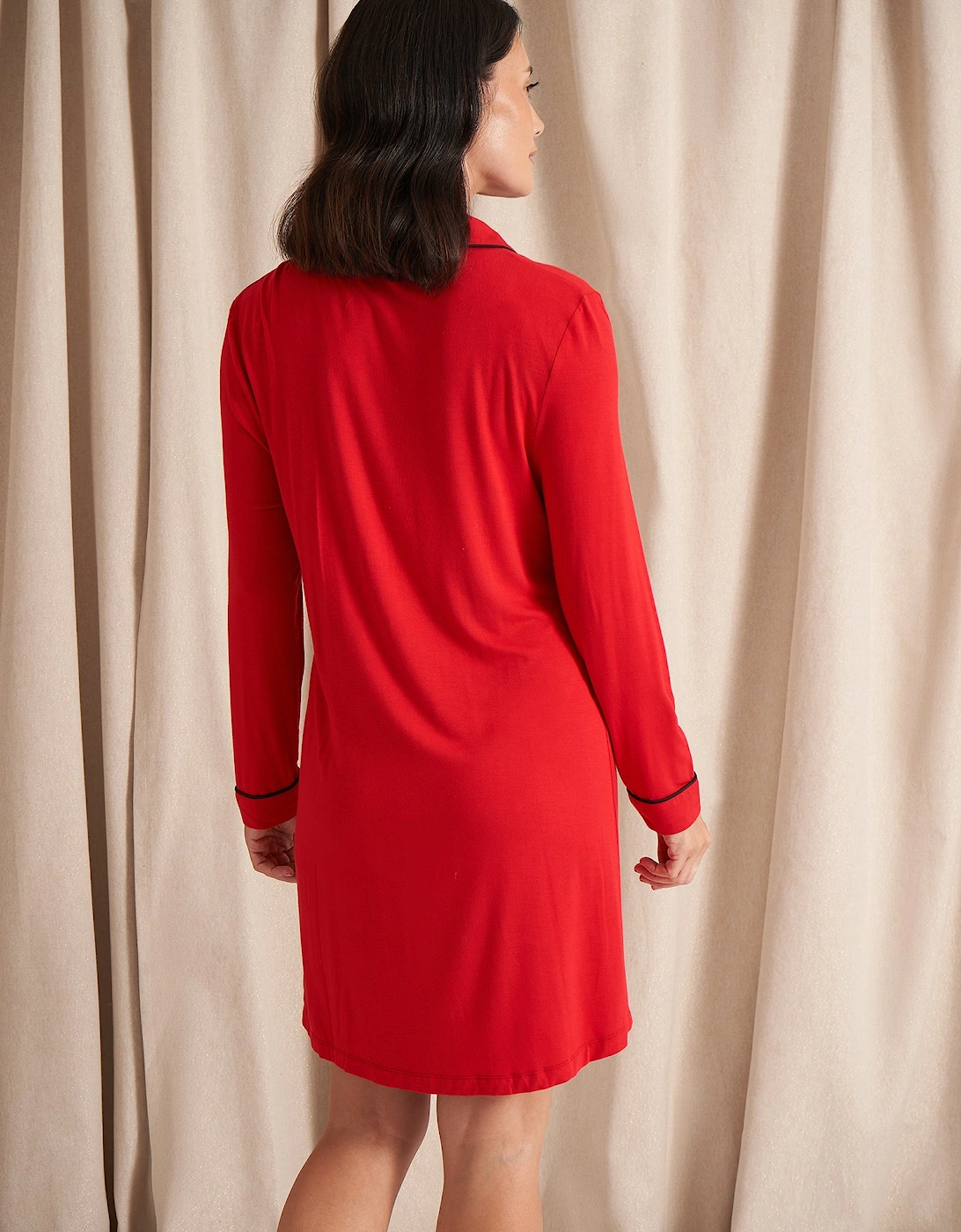 Bamboo Nightshirt in Red