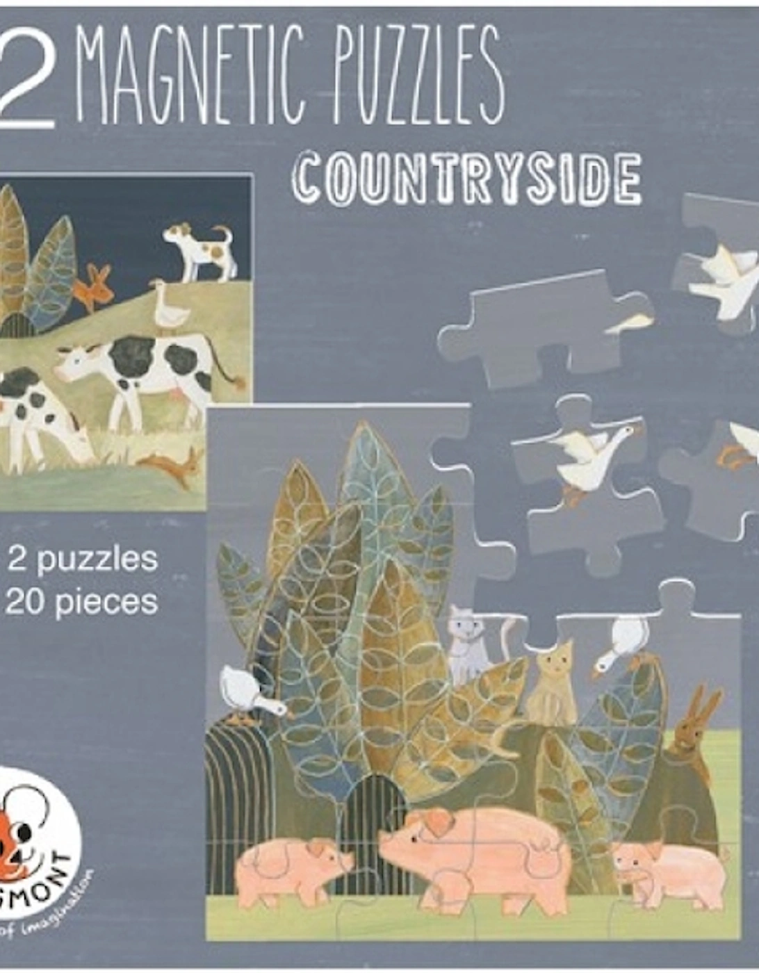 Toys Puzzle Magnetic Countryside