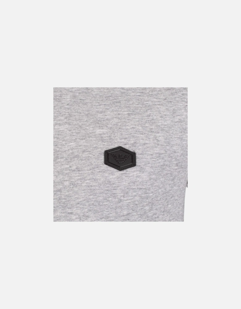 Cotton Chest Logo Regular Fit Grey Sweatshirt