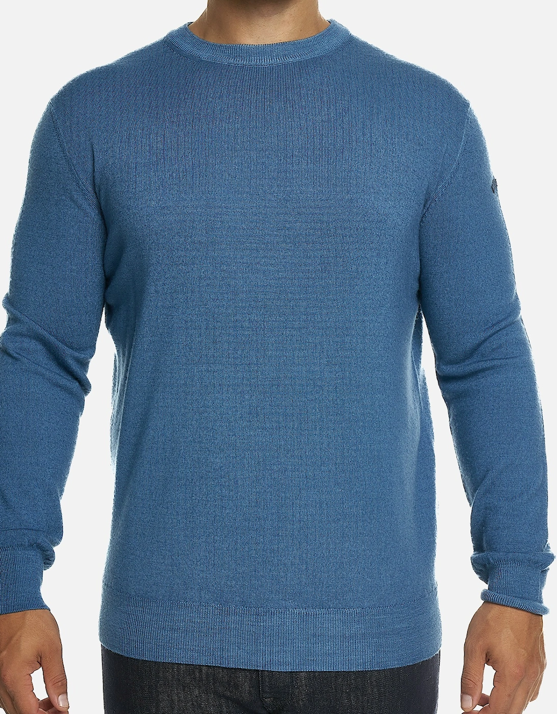 Mens Paul & Shark Mens Lightweight Crew Knit Sweatshirt (Blue) - Size: 44/Regular
