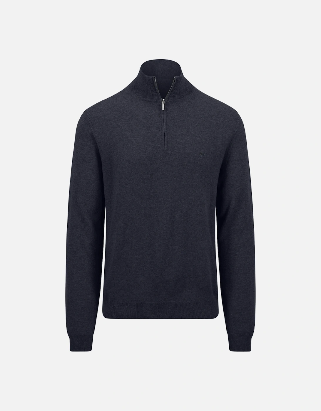 Fynch-Hatton Merino Cashmere Troyer-Zip Navy, 3 of 2