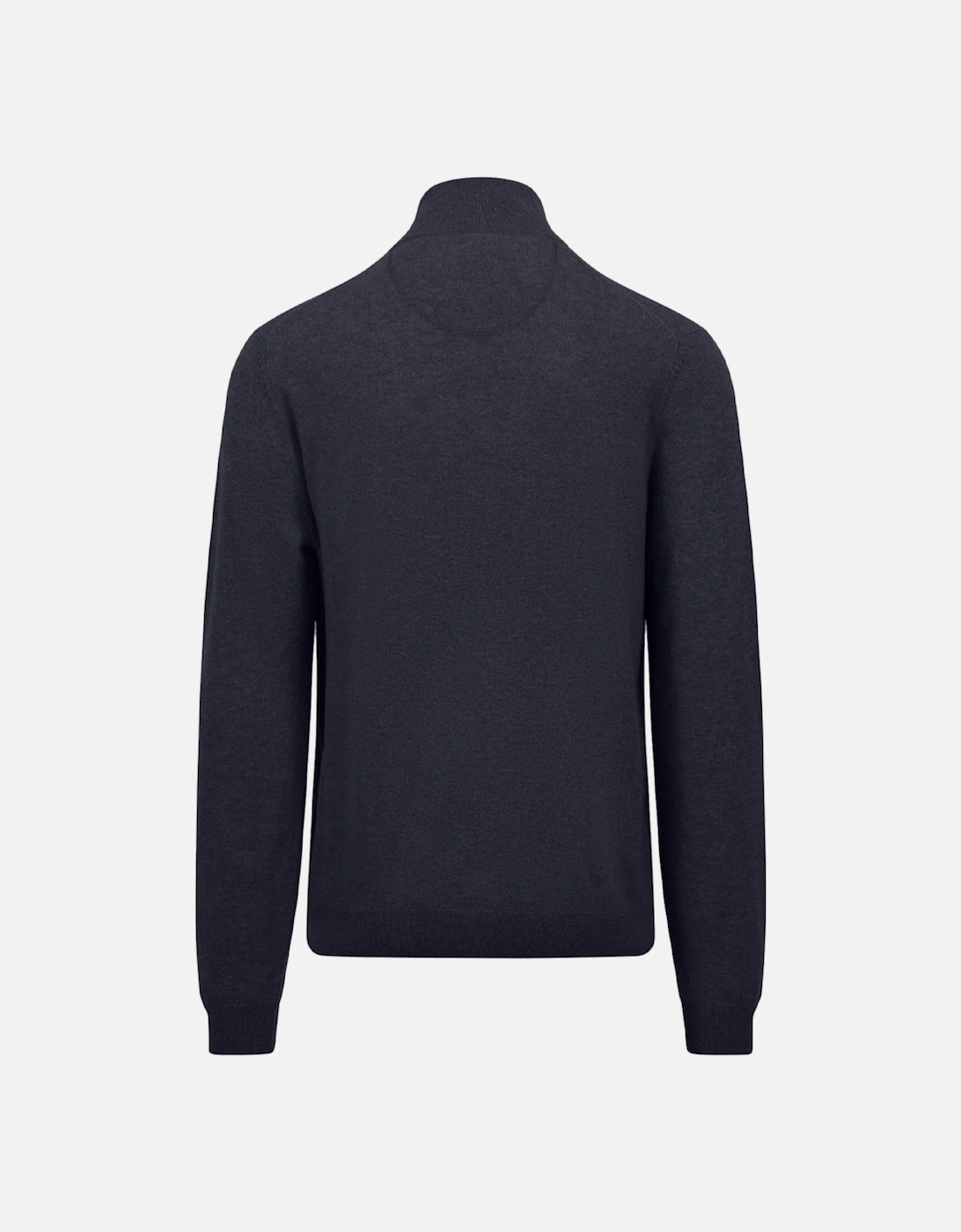 Fynch-Hatton Merino Cashmere Troyer-Zip Navy