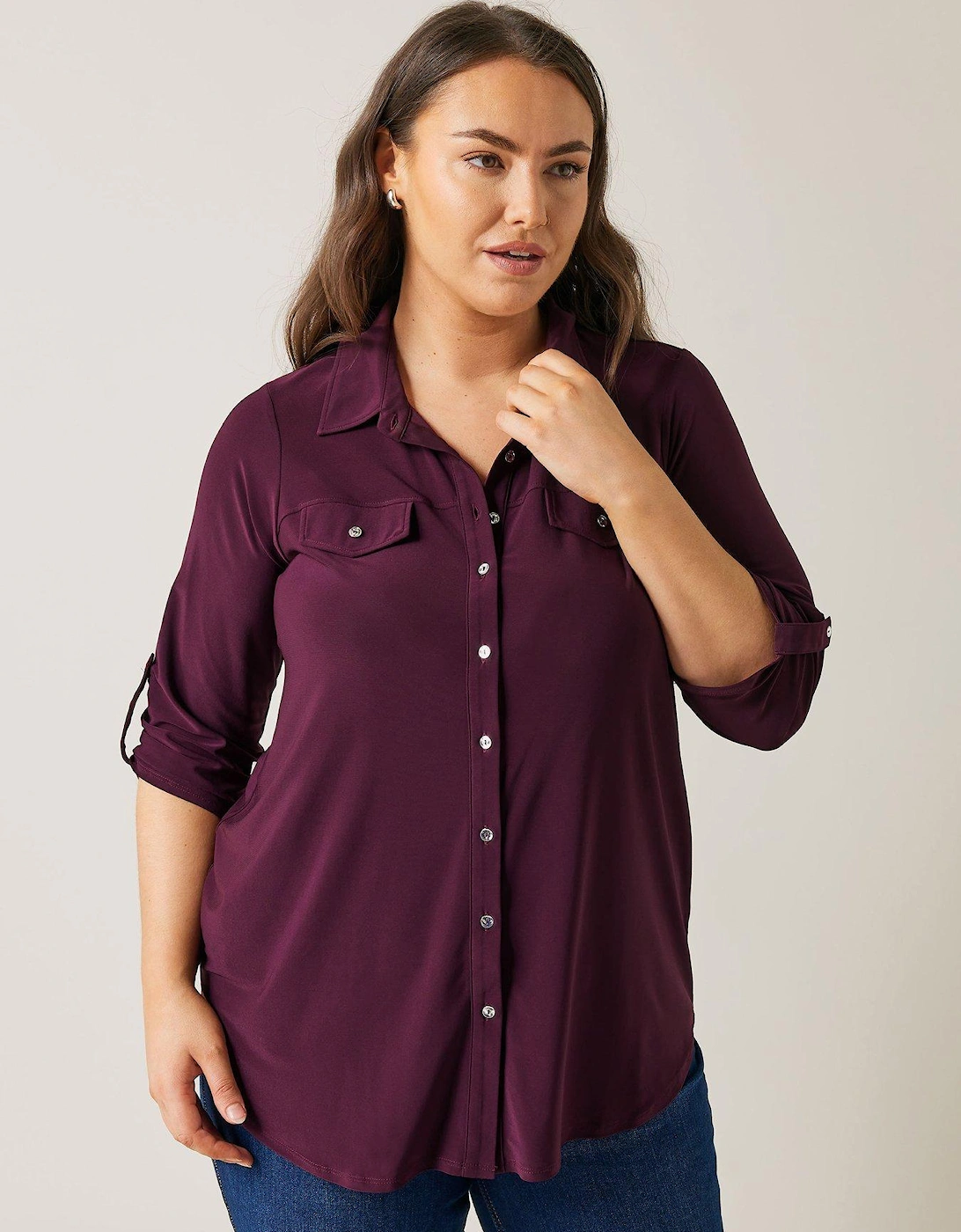 Utility Shirt - Purple, 2 of 1