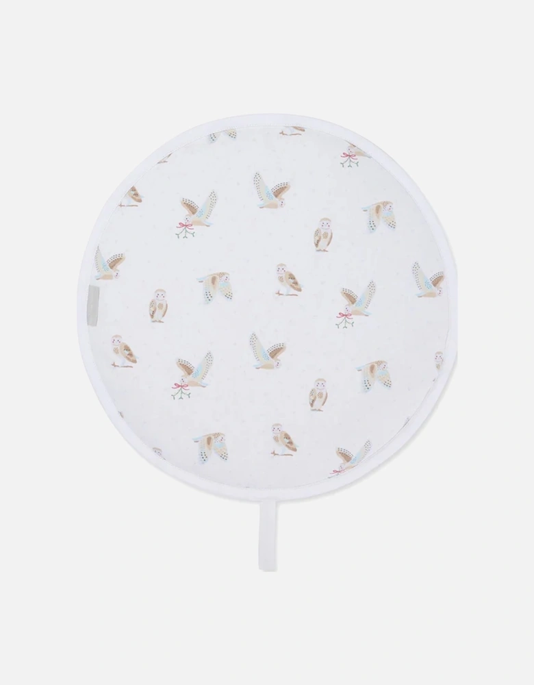 Snowy Owls Circular Hob Cover