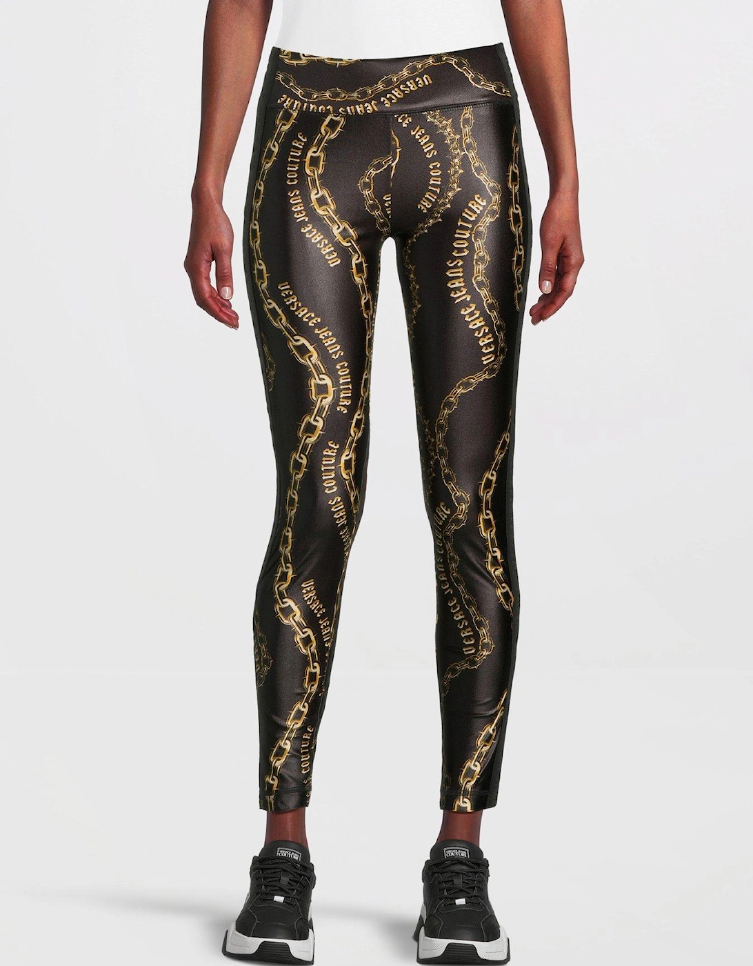 Chain Print Legging - Black, 6 of 5