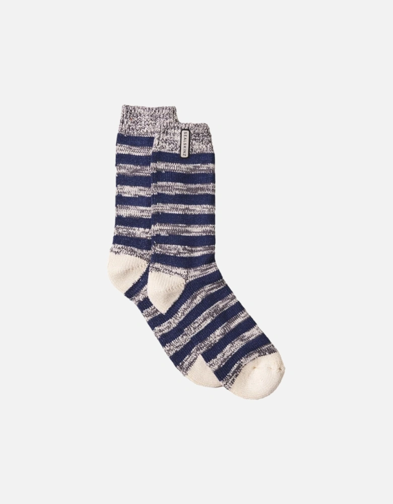 Banham Stripe Sock Navy