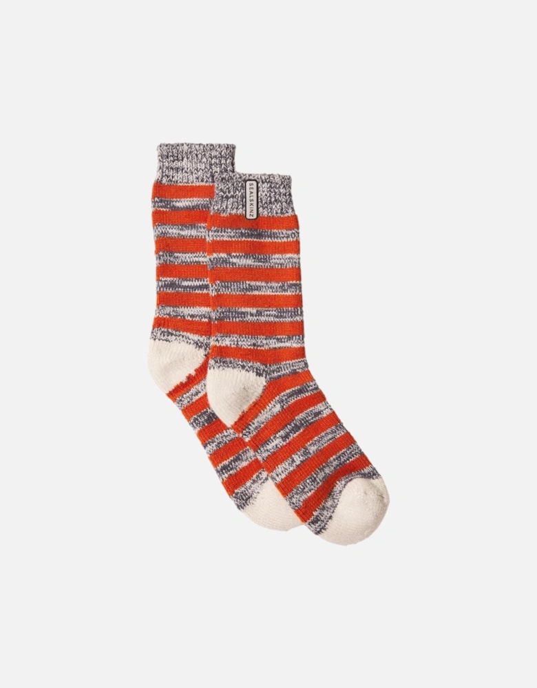 Banham Stripe Sock Orange