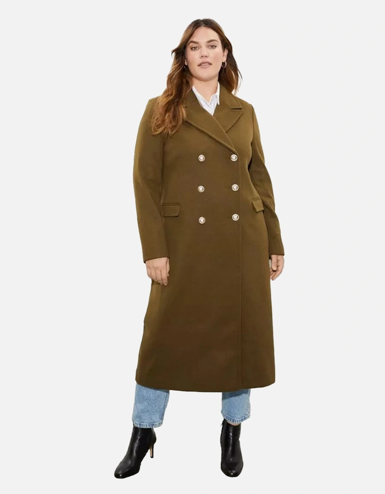 Womens/Ladies Military Plus Coat