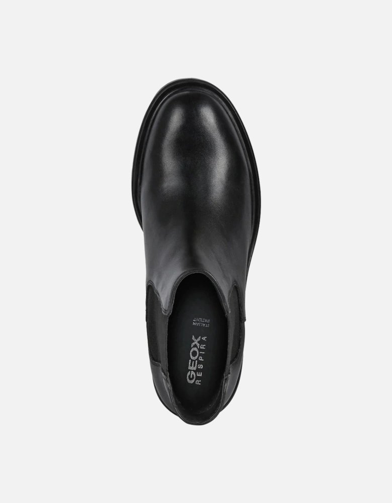 Womens/Ladies Damiana Patent Leather Ankle Boots