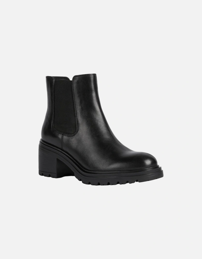 Womens/Ladies Damiana Patent Leather Ankle Boots