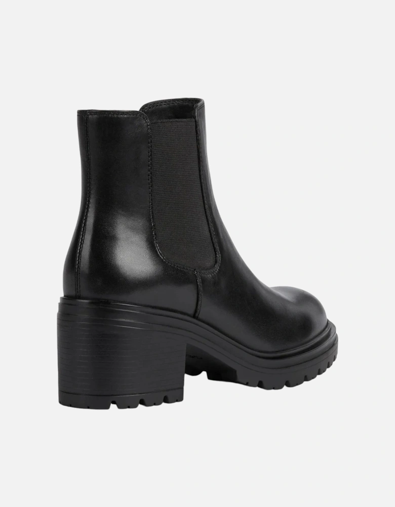 Womens/Ladies Damiana Patent Leather Ankle Boots