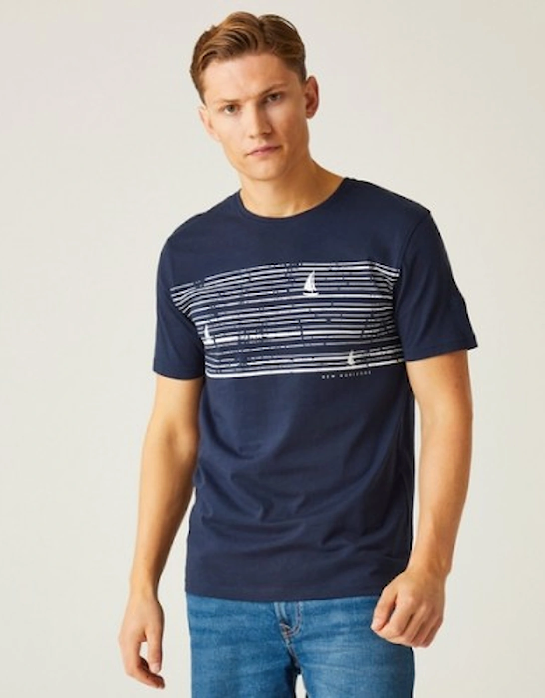 Mens Cline VIII Back Print T-Shirt