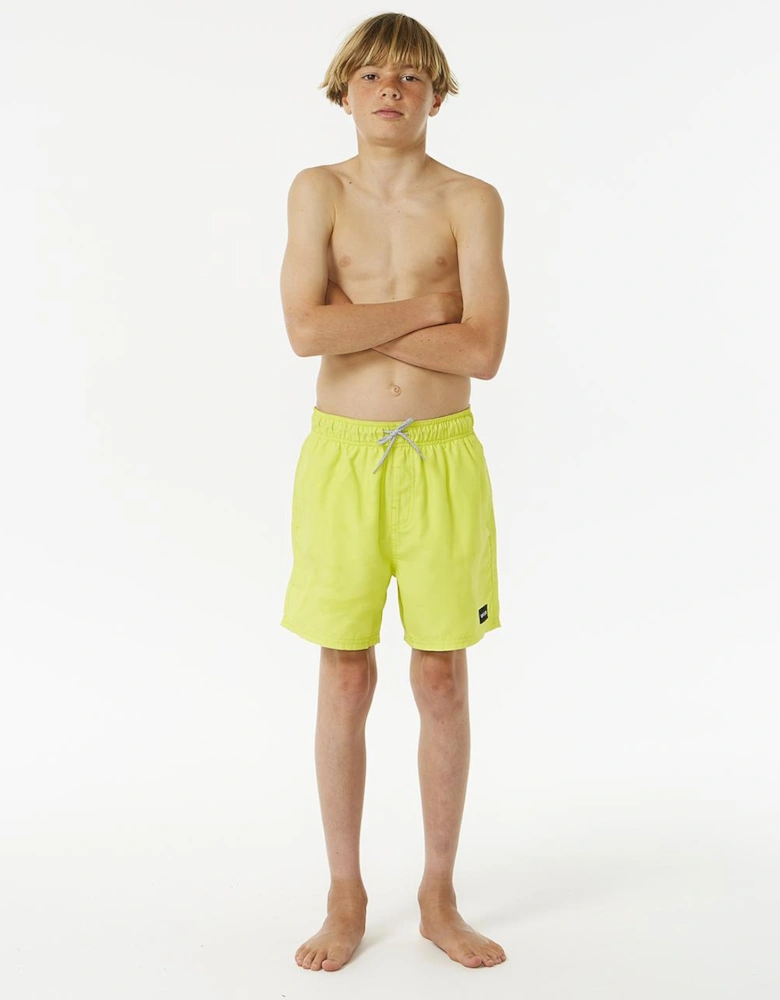 Rip Curl Kids Offset Volley Swim Shorts