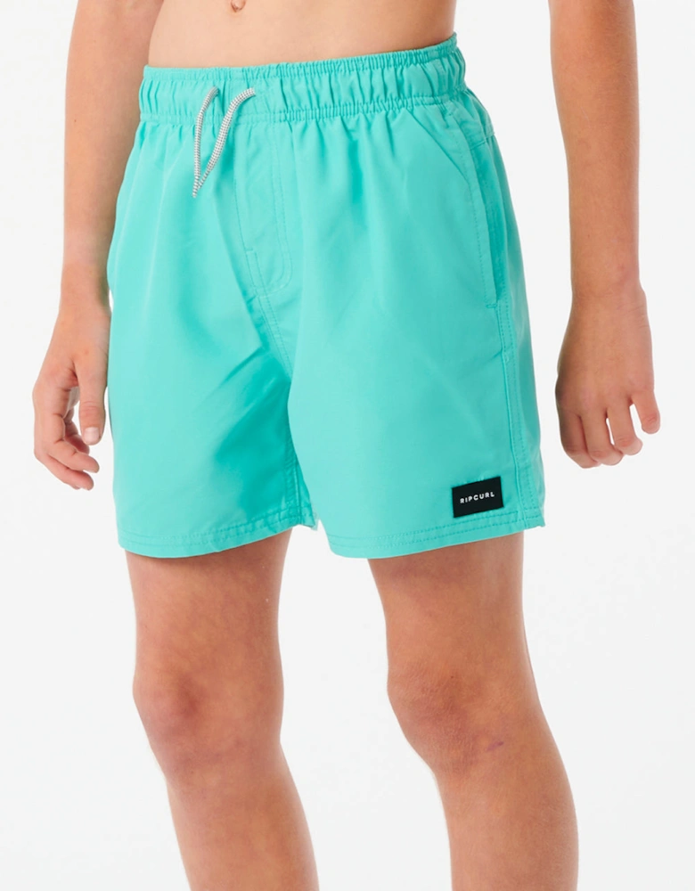 Rip Curl Kids Offset Volley Swim Shorts