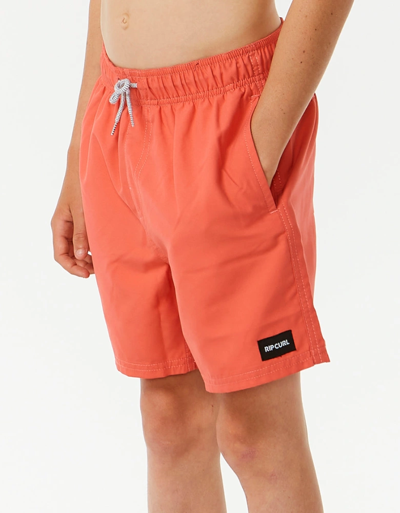 Rip Curl Kids Offset Volley Swim Shorts