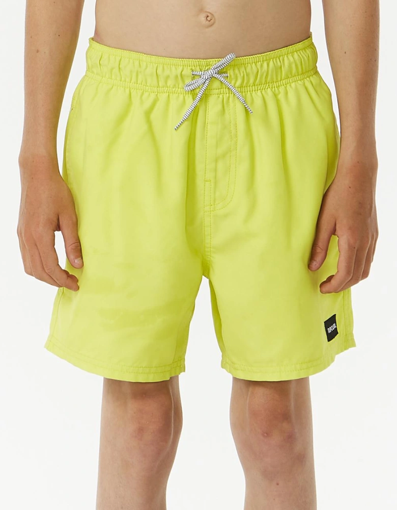 Rip Curl Kids Offset Volley Swim Shorts