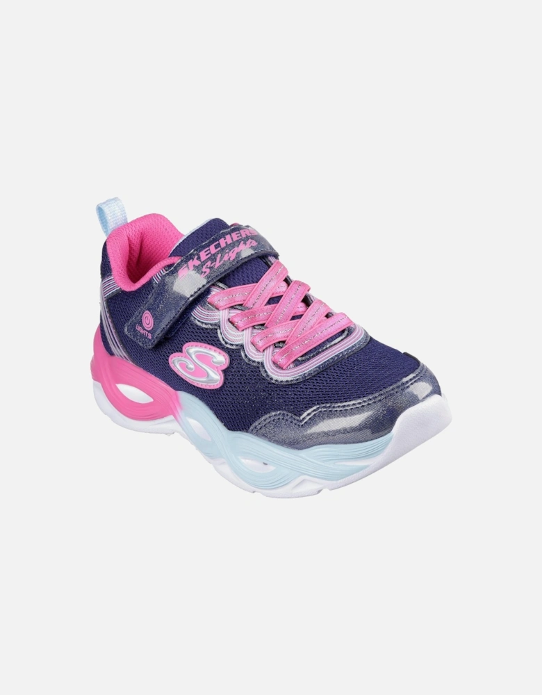 Girls S-Lights Twisty Glow Trainers